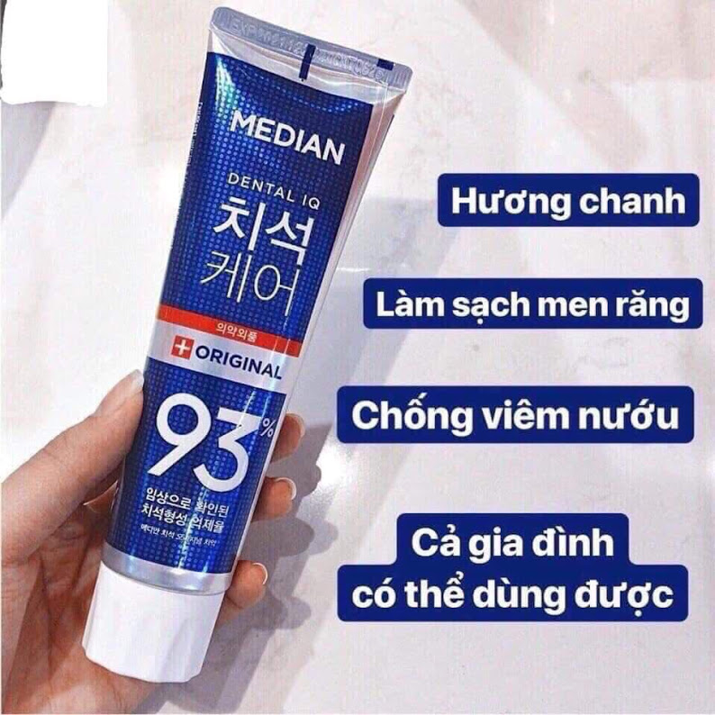 Kem Đánh Răng Median Hàn Quốc tuýp 120 gram
