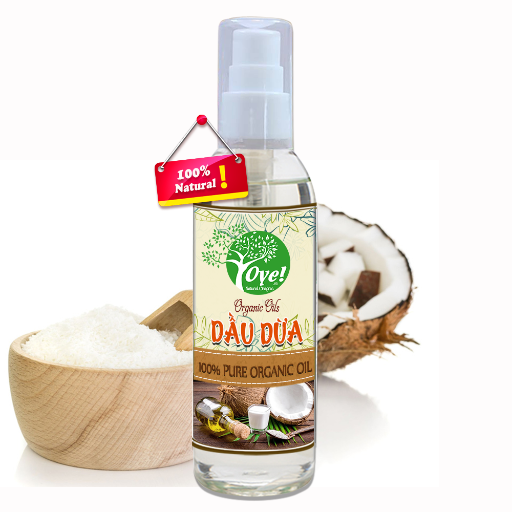 Dầu Dừa Nguyên Chất 100ml, Dưỡng Da, Chăm Sóc Tóc - OYE