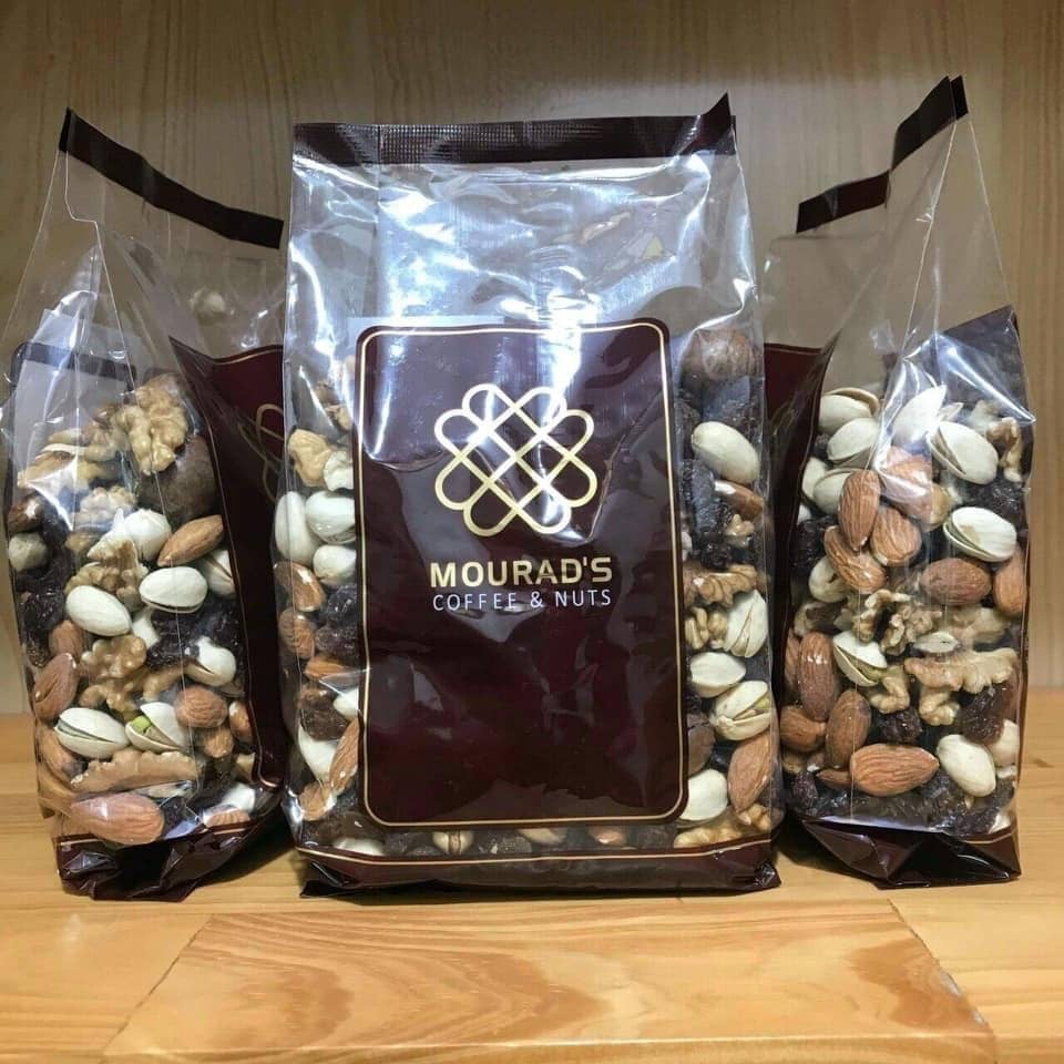 [HCM]Mix Nuts 5 Hạt Không Vỏ (Nướng chín dậy vị dòn ngon) 500G