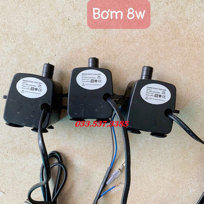 Máy bơm chìm, máy bơm công suất 8W, 16W,18W độ bền cao