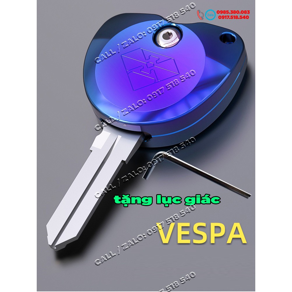 ✅ ỐP CNC CHÌA KHÓA VESPA LIBETY ( SPIRIT BEAST CHÍNH HÃNG) tặng kèm lục giác ✅