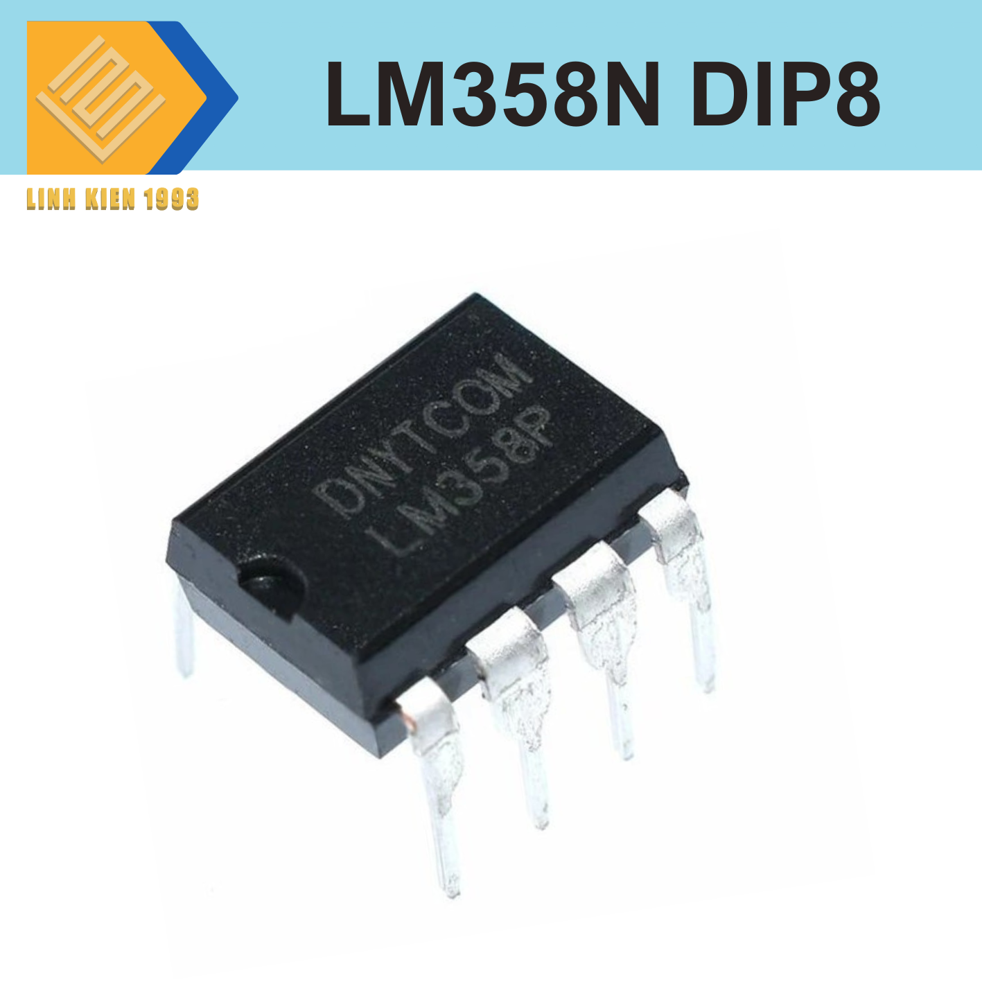 IC Khuếch Đại Thuật Toán LM358N DIP8