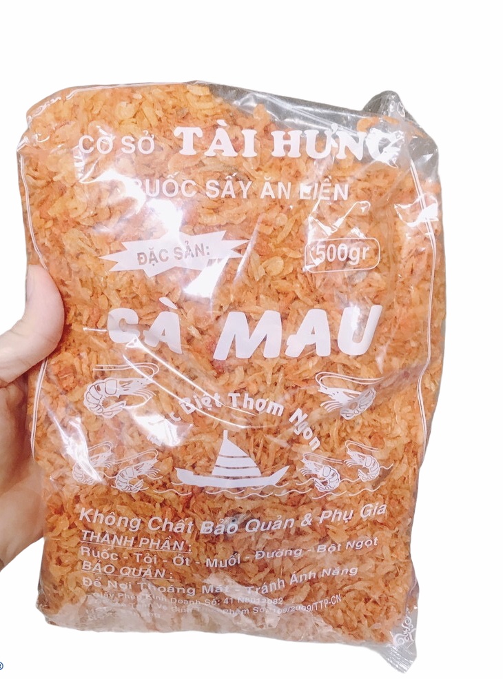 (GIA VỊ BÁNH TRÁNG) Ruốc sấy ăn liền CÀ MAU đặc biệt thơm ngon