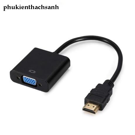 Cáp chuyển đổi HDMI sang VGA (Đen)