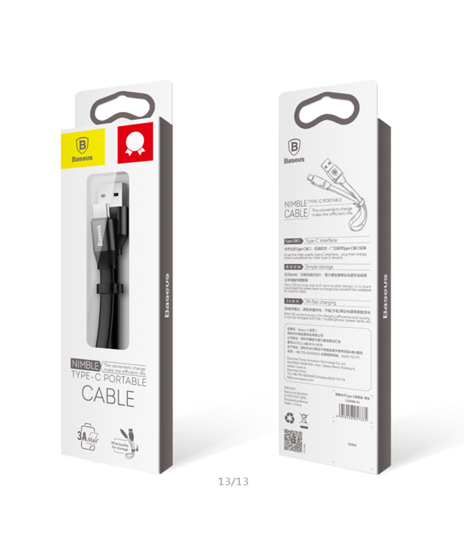 Cáp Sạc Nhanh Iphone 2A Baseus USB to Lightning Dây Sạc Nhanh Iphone Cáp Sạc Iphone 23cm