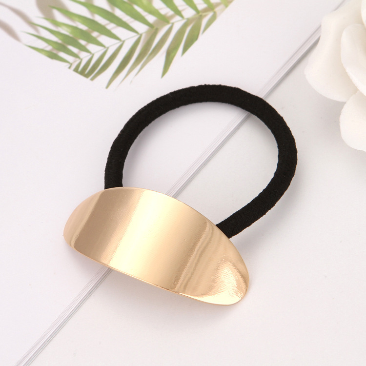 Dây cột tóc, dây buộc tóc, cột tóc kim loại chiếc lá thời trang hàn quốc sang chảnh cho nữ hottrand