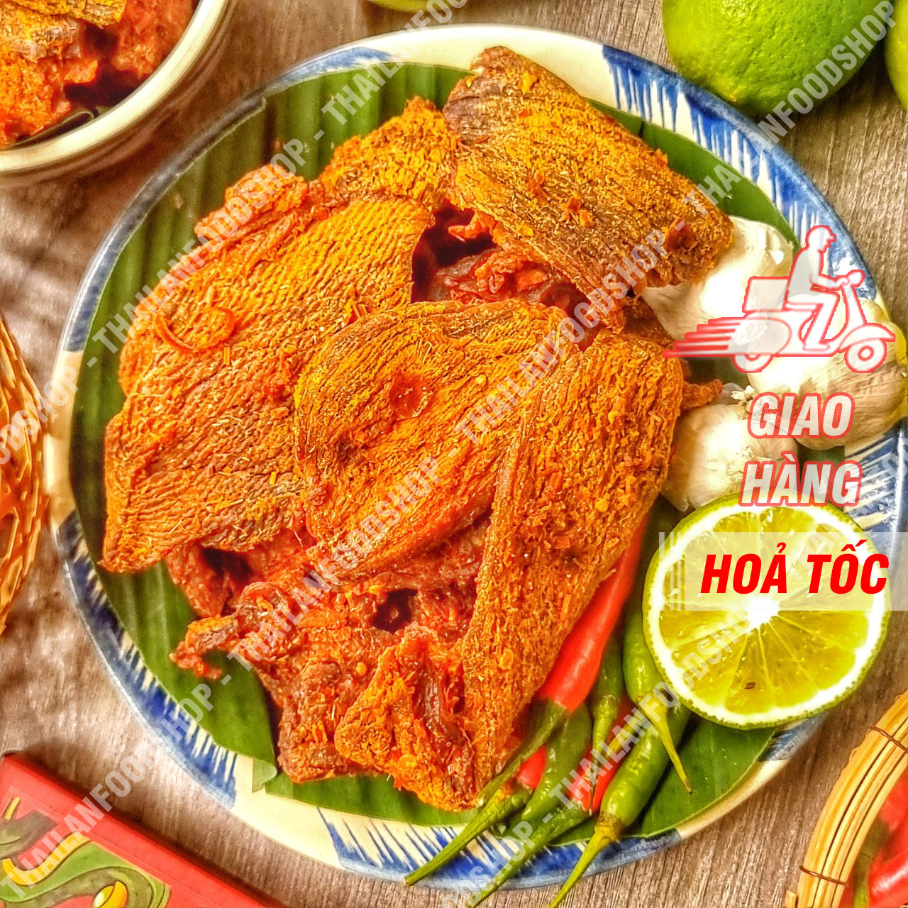 Khô Bò Miếng Vụn Mềm Lon 300gram