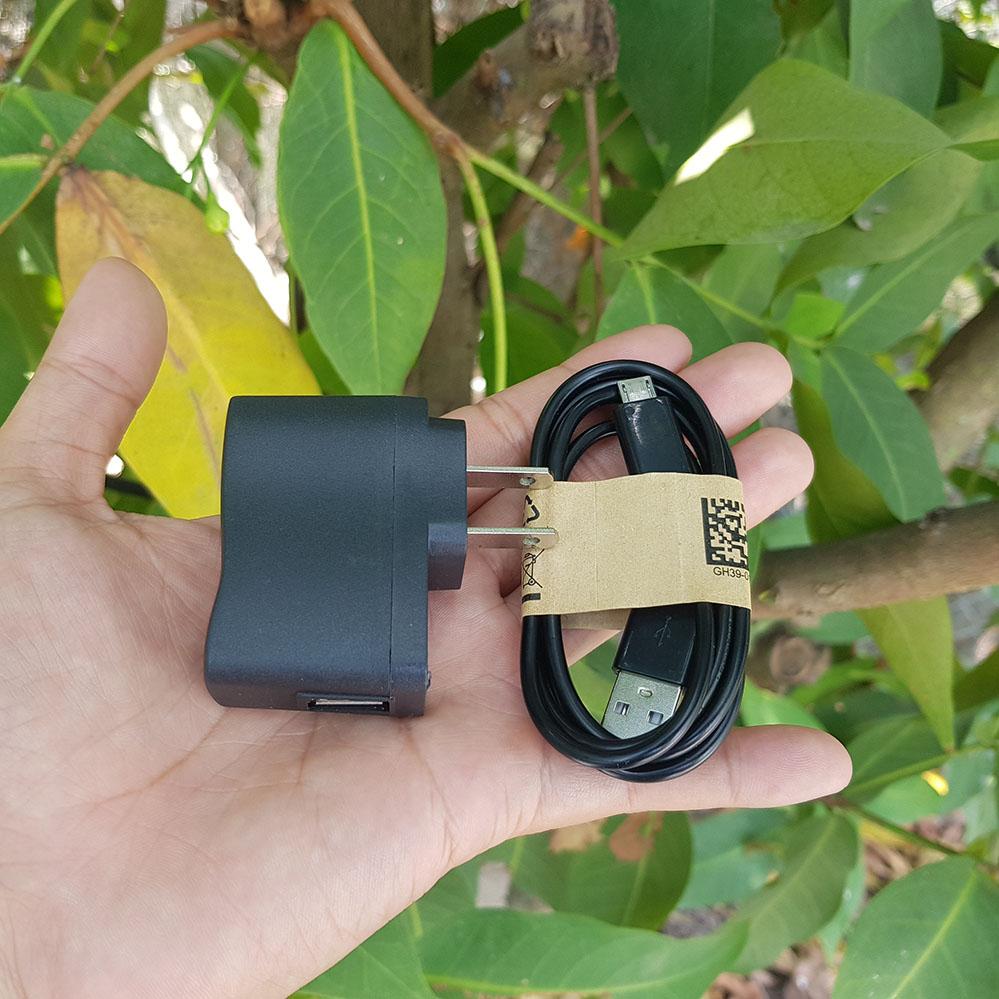 Cóc sạc + dây cáp 5v dòng sạc 1A