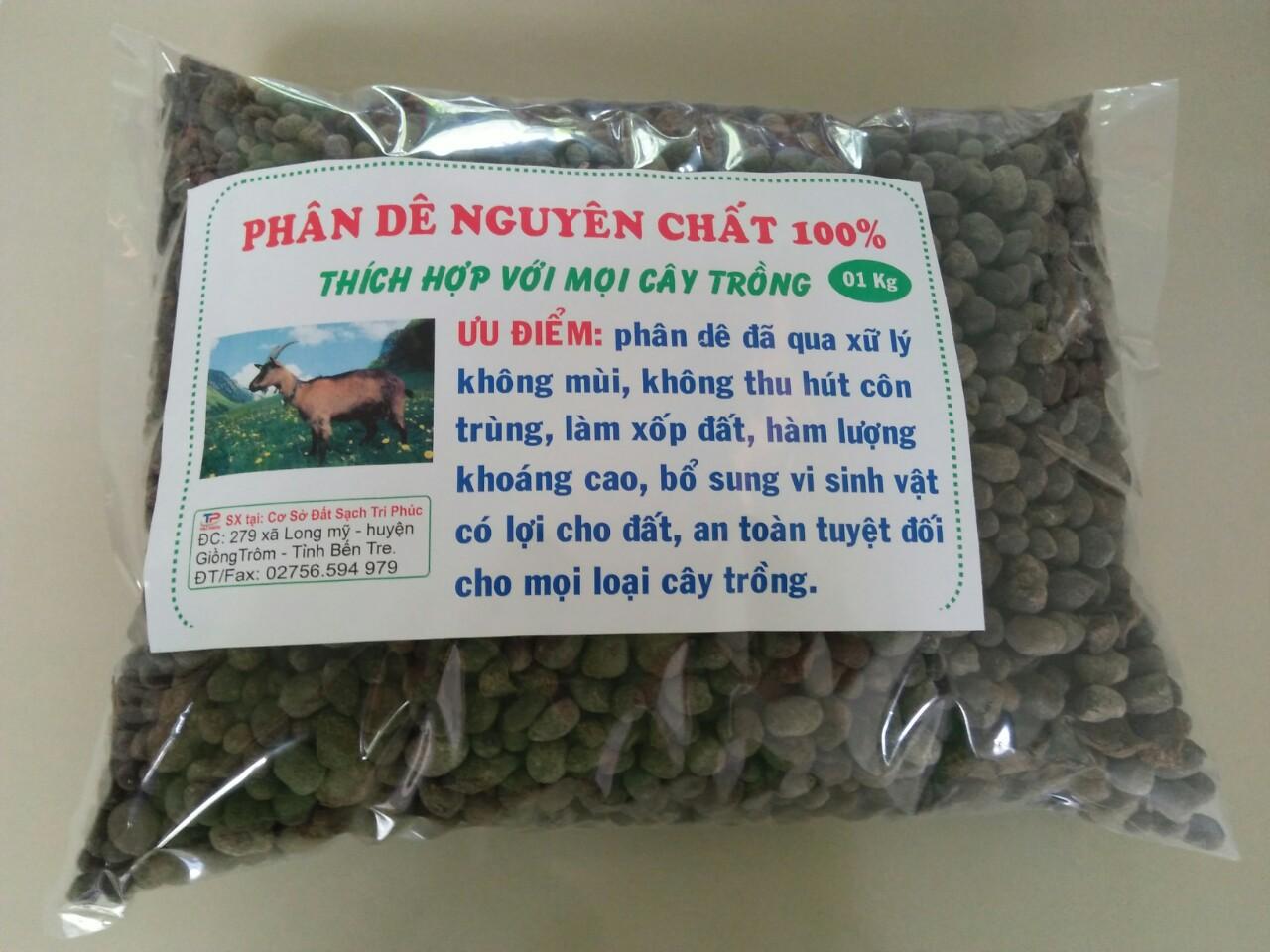 01 kg Phân dê đã qua xữ lý.