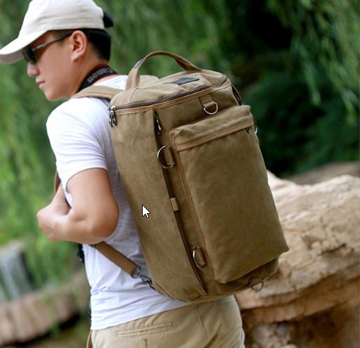 Balo Nam vải Canvas (Vải bố) cao cấp 2019
