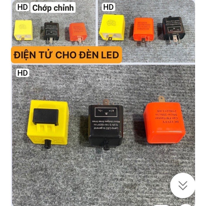 Cục chớp điện tử cho đèn led xe máy