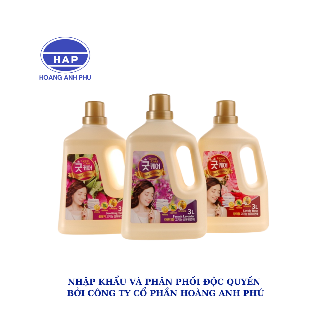 Fabric softener good care 3L (incense rose, lavender, thousands of flowers)