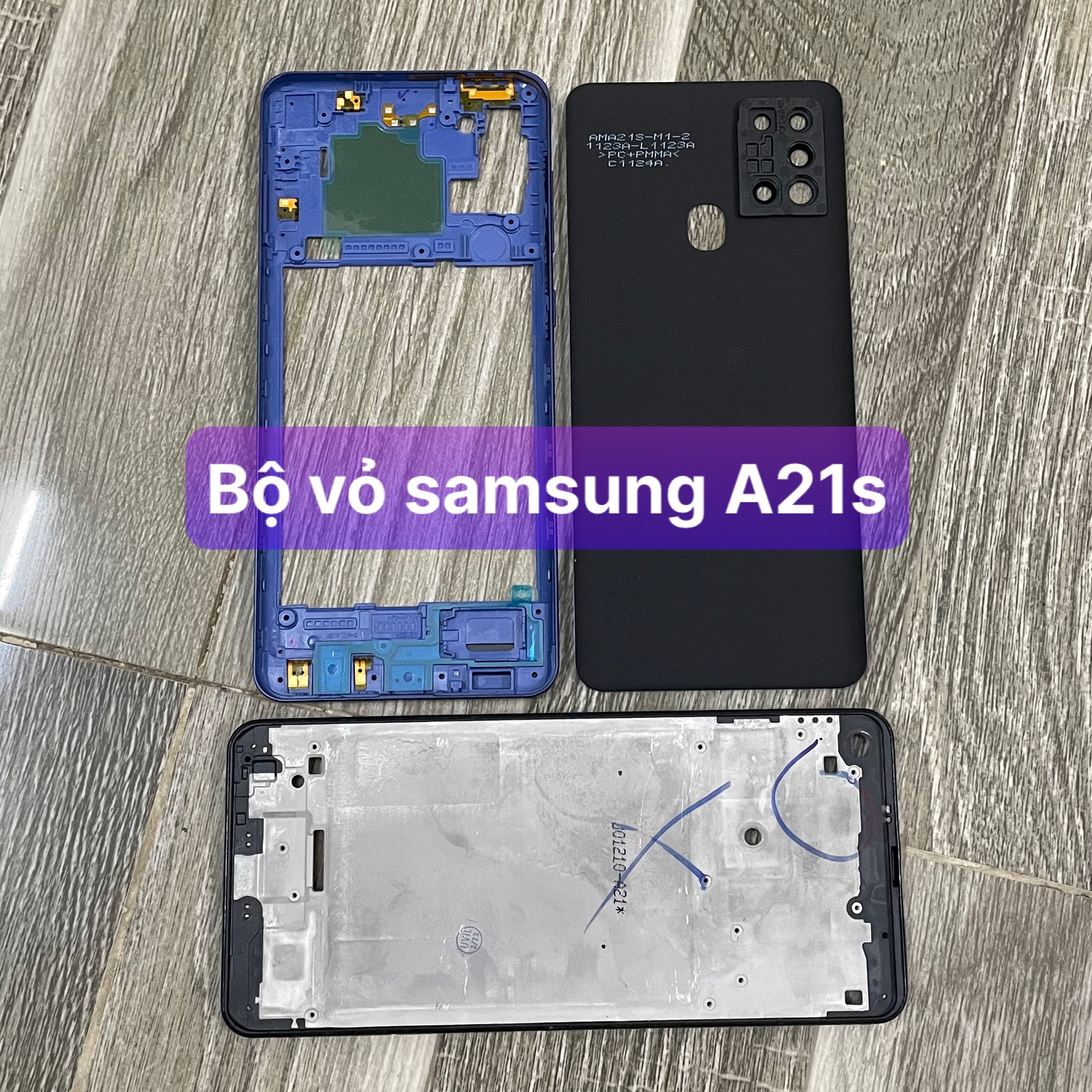 Bộ vỏ samsung A21s , A217F zin