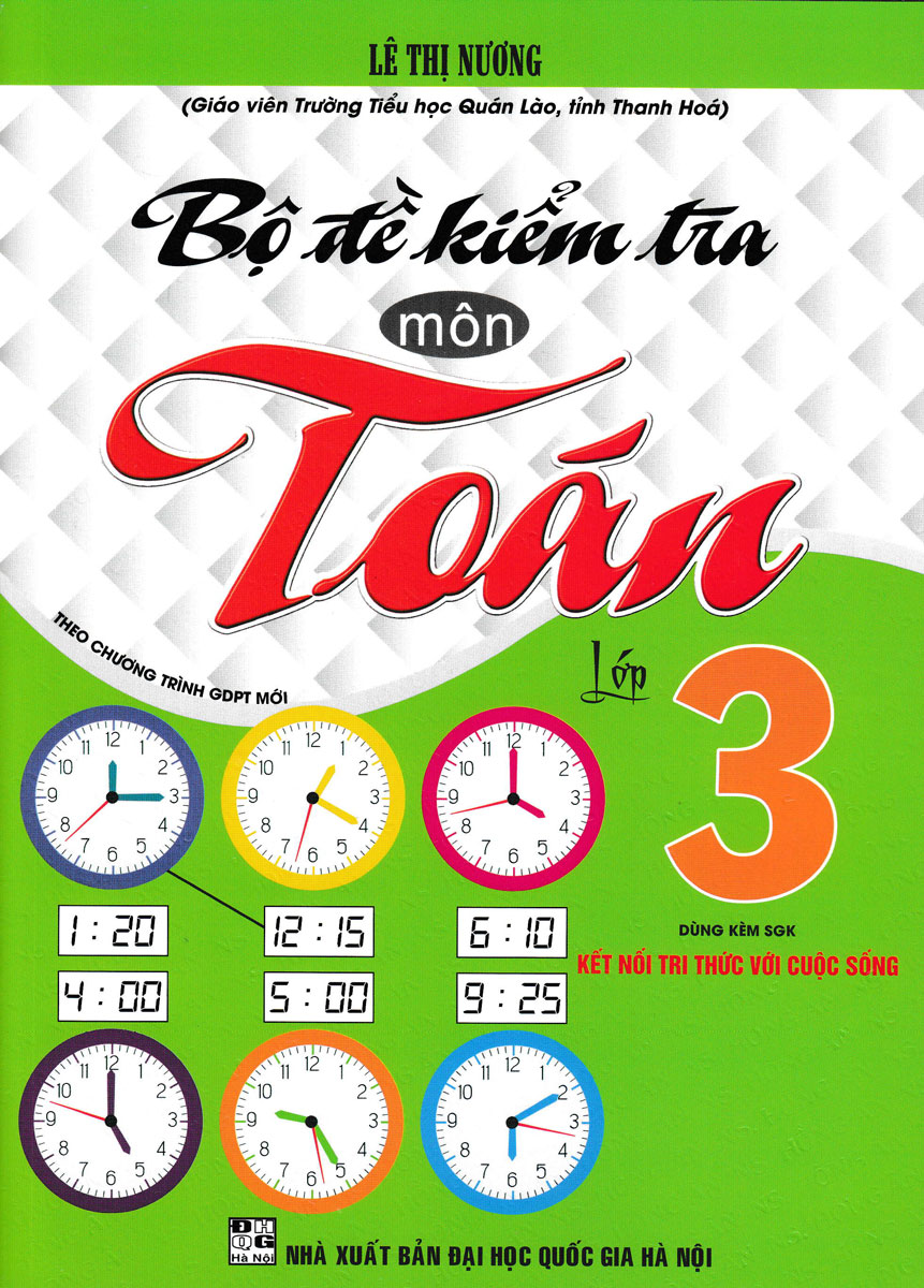 Bộ đề kiểm tra môn toán lớp 3