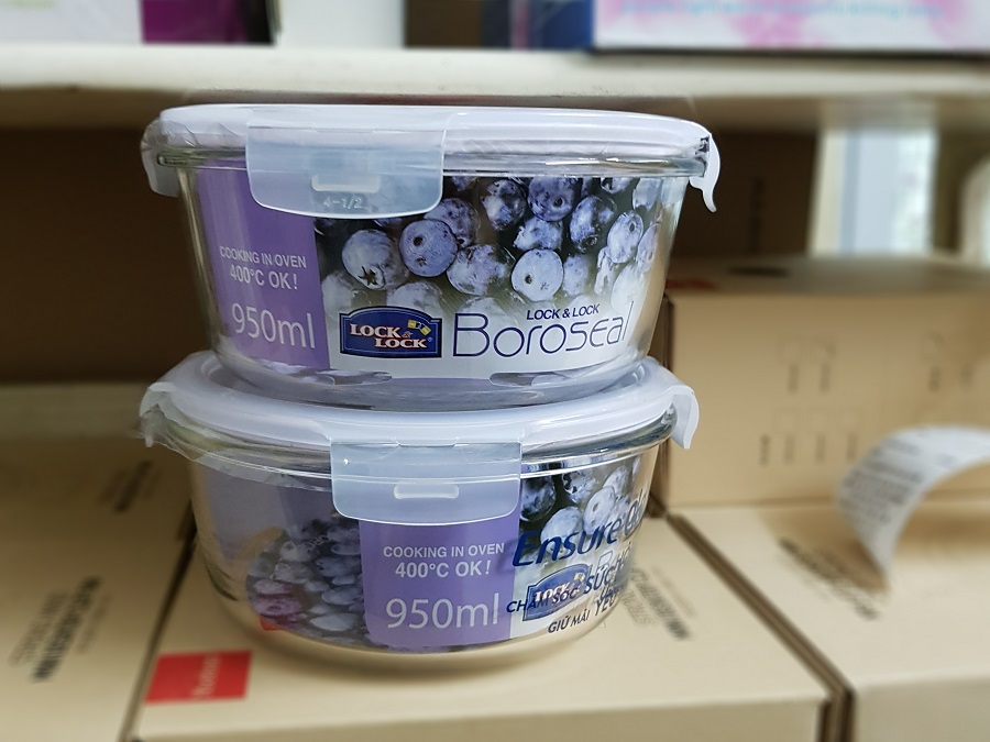 Hộp Thuỷ Tinh Chịu Nhiệt Lock&Lock 950ml