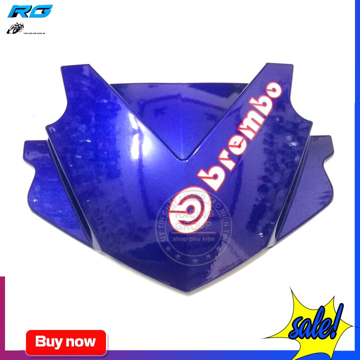 Mão đầu chắn gió xe máy cho Exciter 150  (màu xanh)