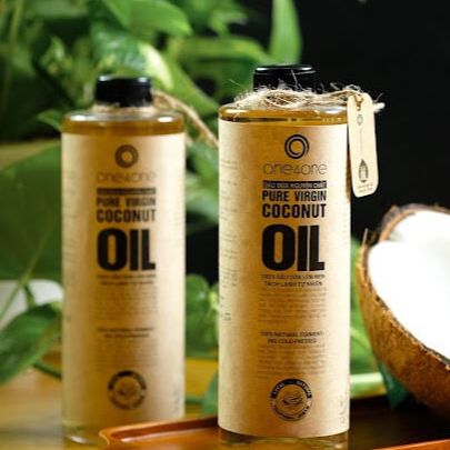 Dầu Dừa Nguyên Chất Lên men tách lạnh One4One Pure Virgin Natural Fermented Coconut Oil