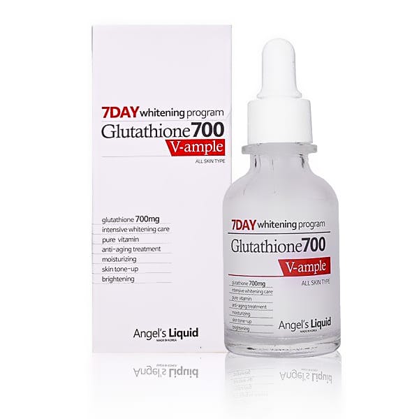 Combo Dưỡng Trắng Da 7DAY Angel's Liquid Whitening Program Gutathione 700V (Serum & Cream)