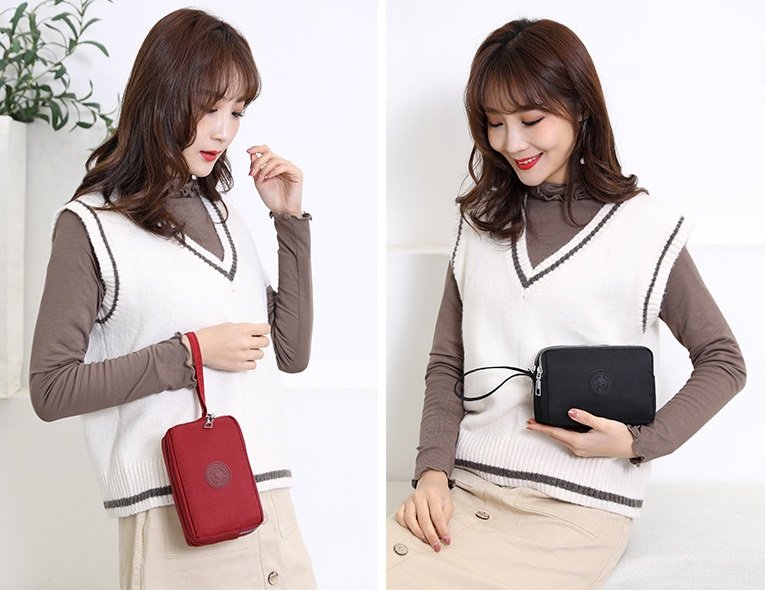 Ví nữ vải dù chống thấm nước siêu bền đẹp