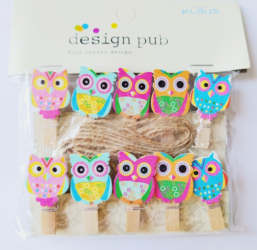 [HCM]Kẹp gỗ trang trí hình cute