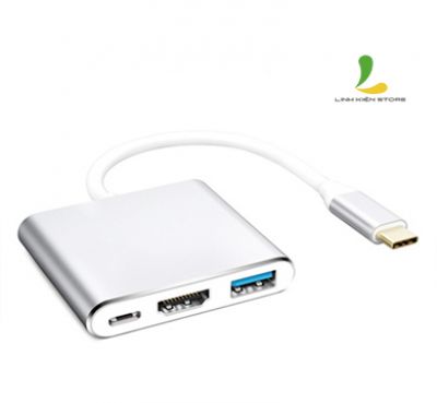 Cáp chuyển đổi Type C to HDMI 4K UHD / USB / Type C