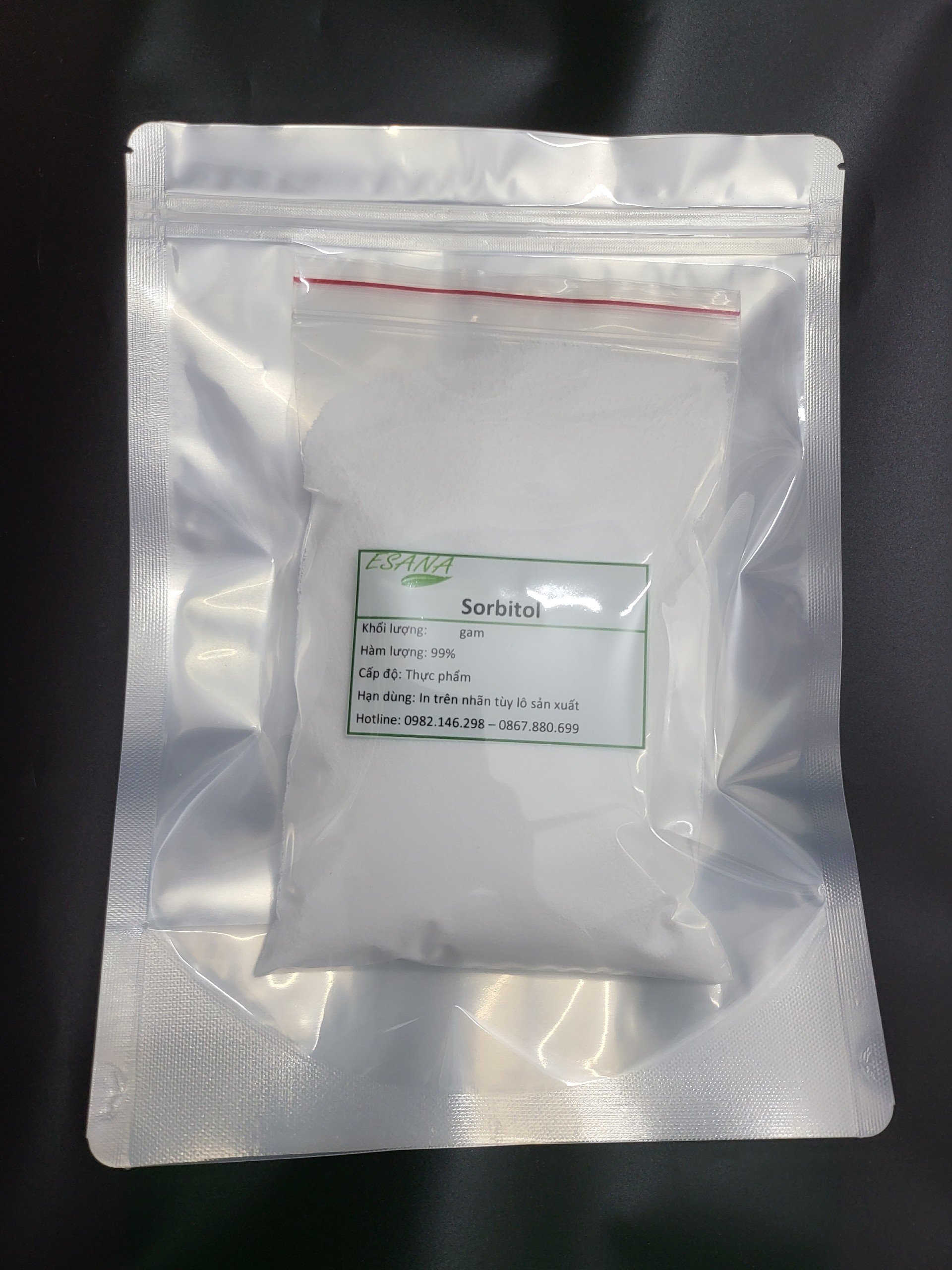 500g bột đường Sorbitol làm mềm