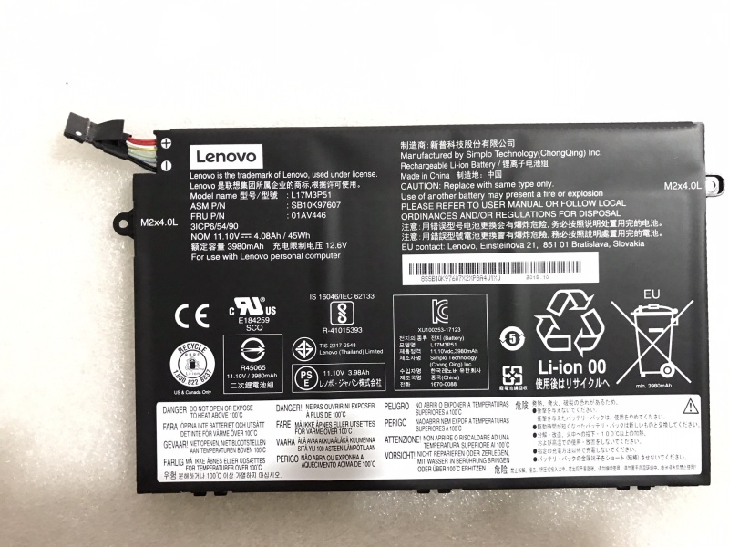 Bảng giá Pin laptop lenovo ThinkPad L17C3P51 L17L3P51 L17M3P51 L17M3P52  E480 E485 E490   E580 E585 E590 R480  R580 Series Phong Vũ