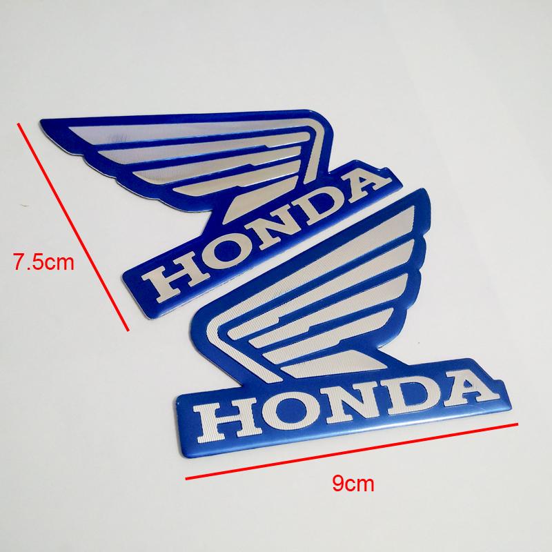 Bộ 2 tem Cánh chim HONDA CNC Nhôm