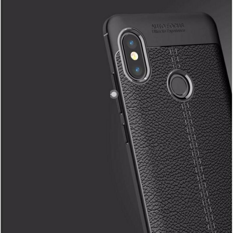 Ốp lưng dẻo Cho xiaomi redmi note 5 pro Vân da chống sốc Auto Focus123123