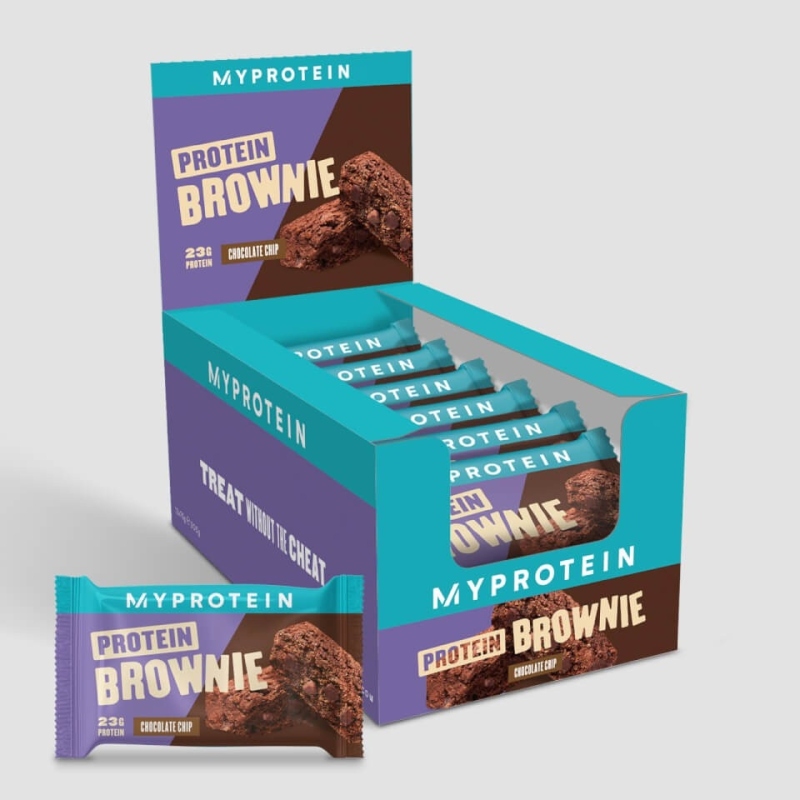 ◆☽  Bánh Bar Protein Myprotein Brownie - Bữa Ăn Thay Thế - 1 Hộp (12 Thanh) - Chính Hãng 100