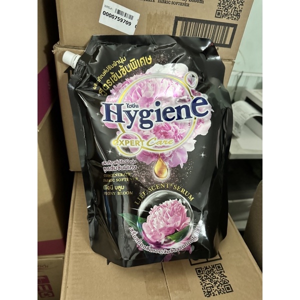 Nước xả vải thái lan Hygiene đậm đặc 2L đen hương hoa mẫu đơn