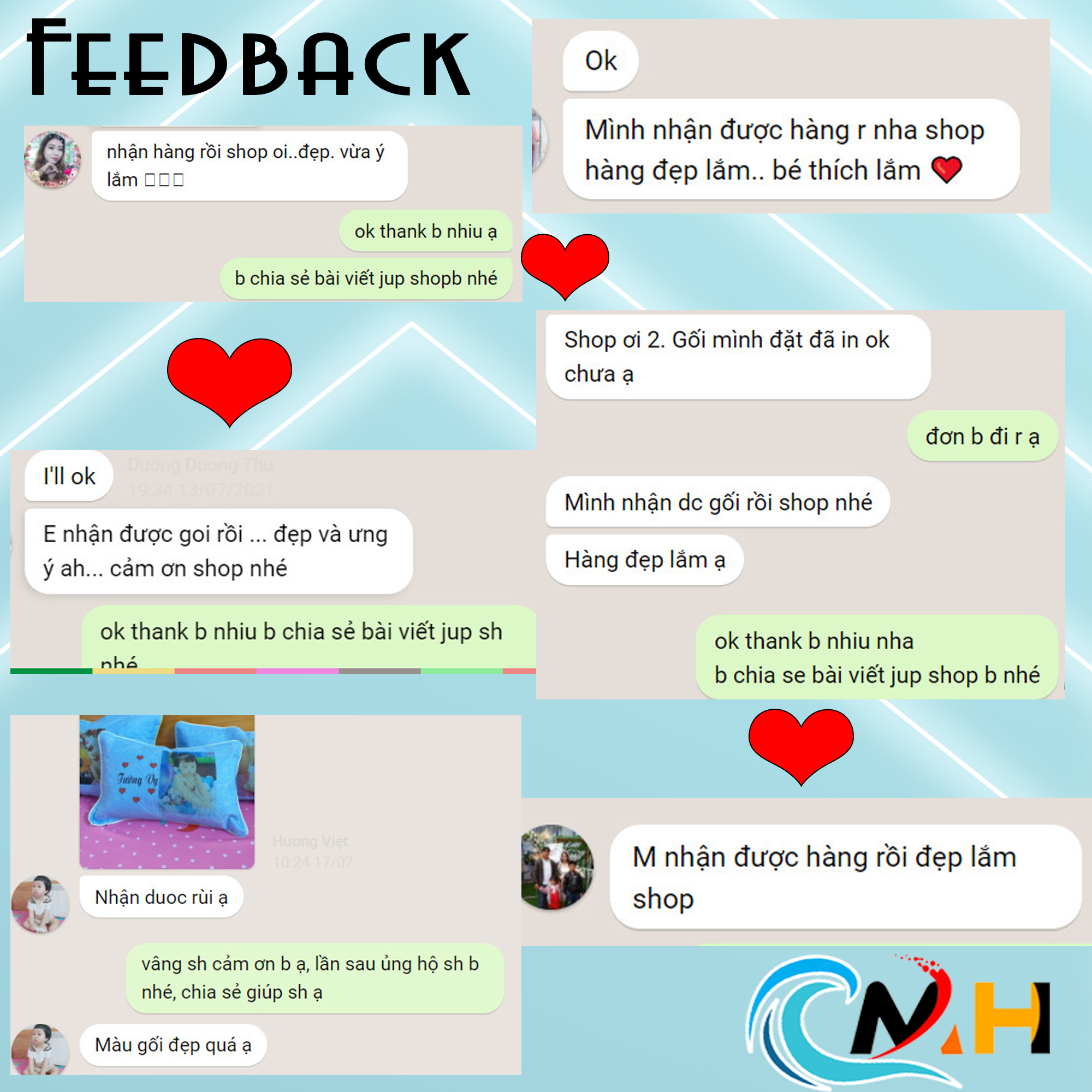 Gối cho bé mầm non in hình con mèo