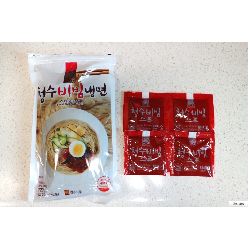 Mì lạnh Hàn Quốc Choung Soo 360g, 720g (Mì lạnh trộn - Mì lạnh nước)