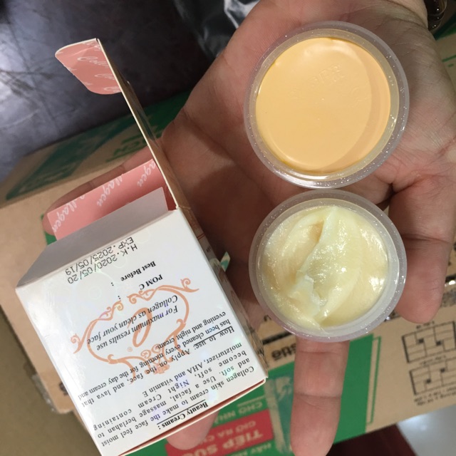 Bộ kem cao cấp colagen Plus Vit e (kem ngày đêm kèm xà phòng)