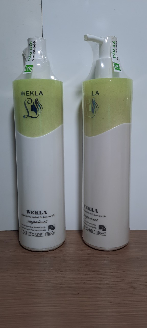 Bộ dầu gội xả hấp siêu phục hồi Wekla