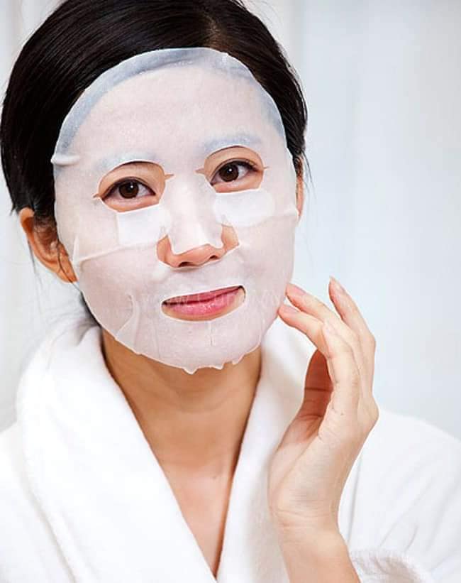 Gói 100 miếng MẶT NẠ GIẤY khô siêu mềm mịn