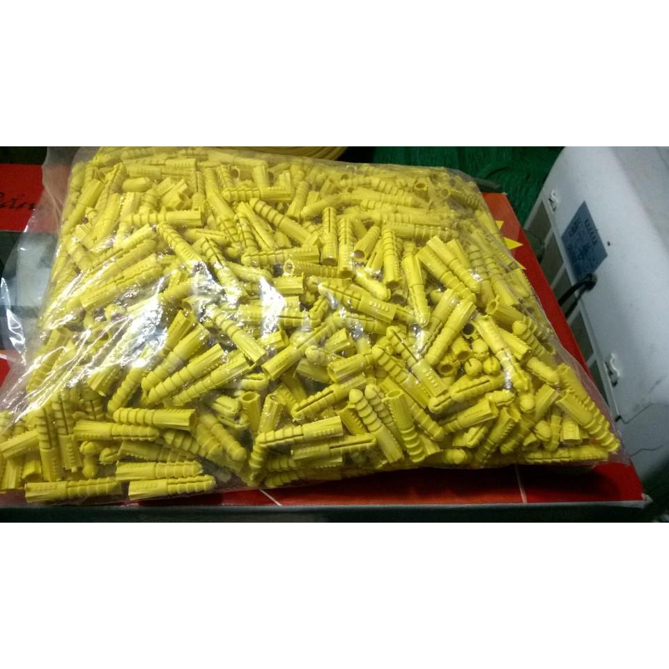 Nở nhựa,tắc kê vàng 8mm bịch 80 con