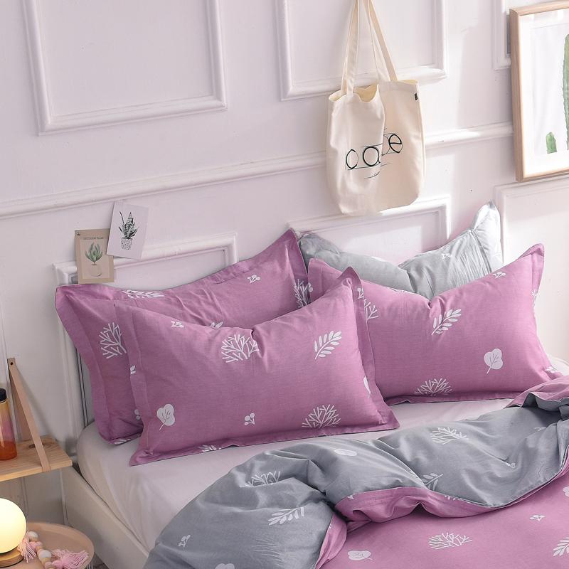 [Một Cặp] 100% Cotton Vỏ Gối 100% Cotton Người Lớn Vỏ Gối Ký Túc Xá Sinh Viên Duy Nhất Bộ Ruột Gối 48X74 Cm