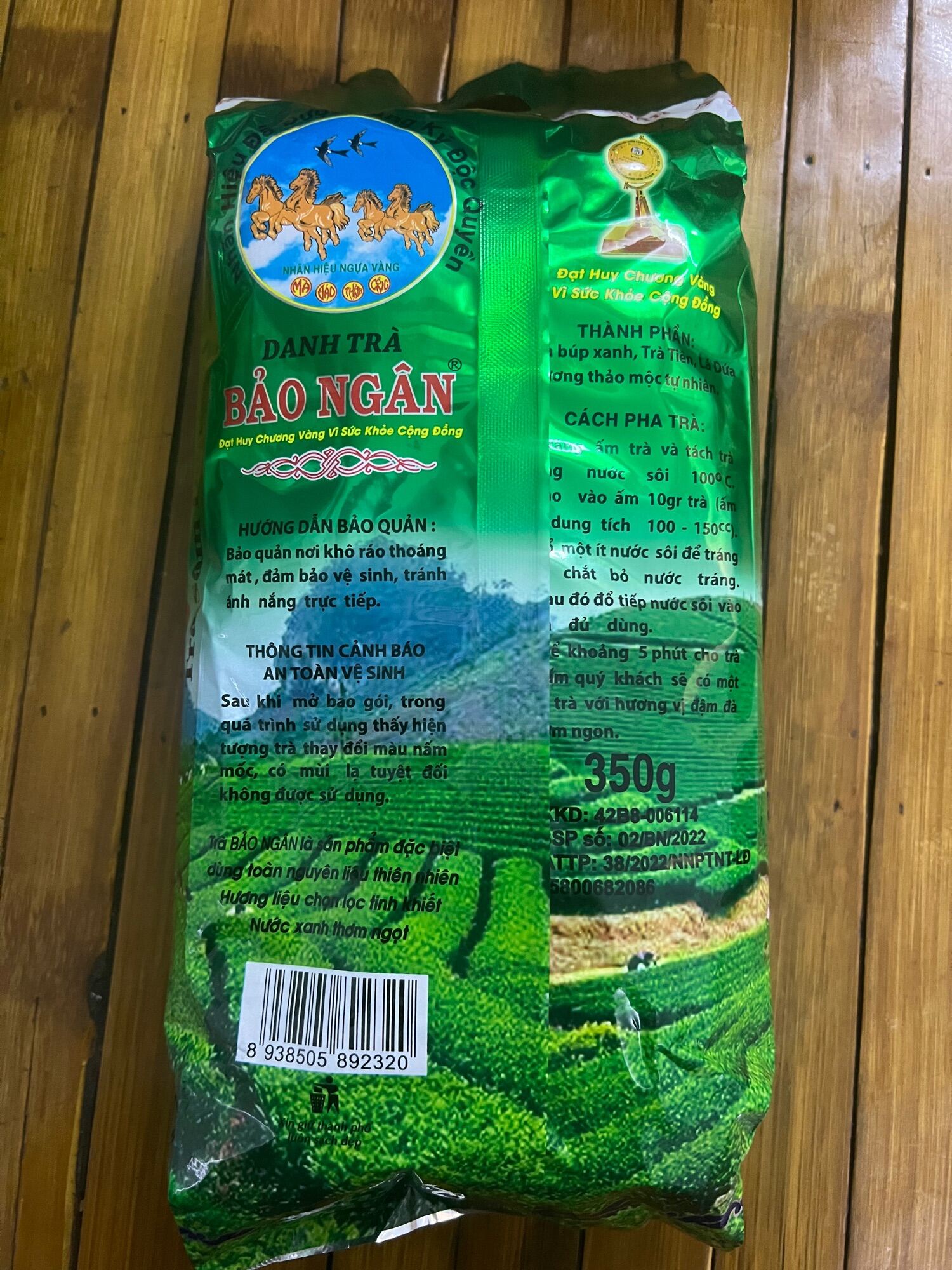 (COMBO 2 GÓI)TRÀ SÂM DỨA BẢO NGÂN ( GÓI 350G )