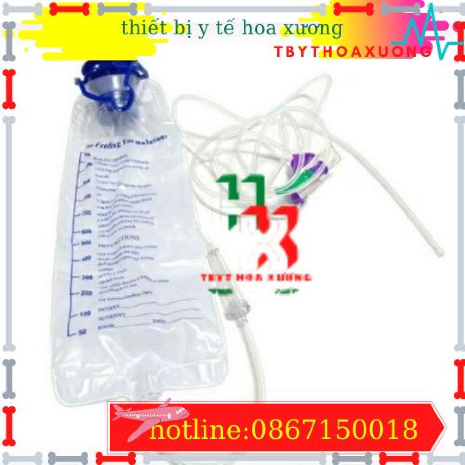[TÚI + DÂY TRUYỀN] BỘ DỤNG CỤ TÚI TRUYỀN THẢI ĐỘC CAFE ENEMA