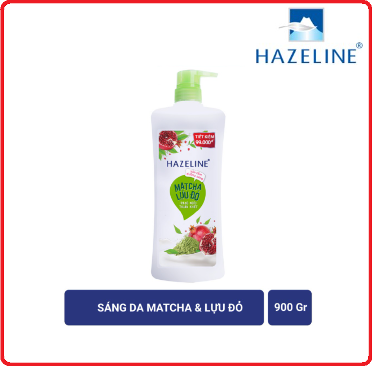 Sữa Tắm Dưỡng Da HAZELINE Chai 900g