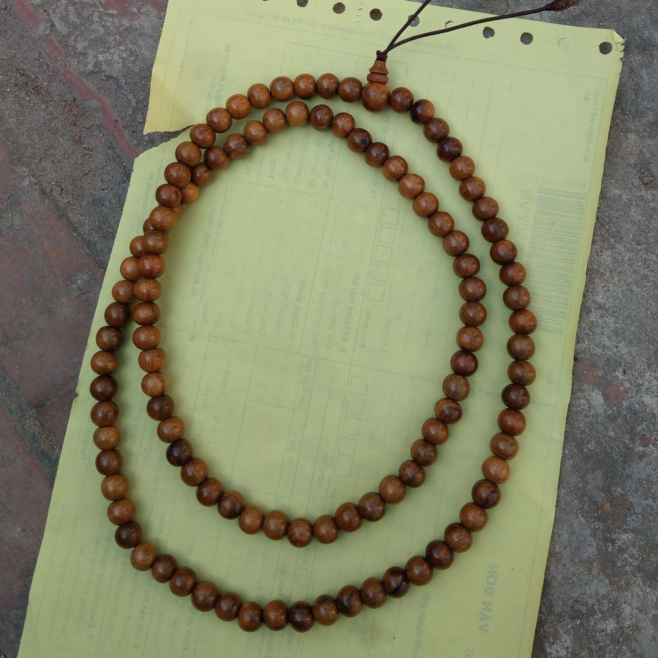 Tràng 108 Hạt - Gỗ Bách Xanh - Size 12mm