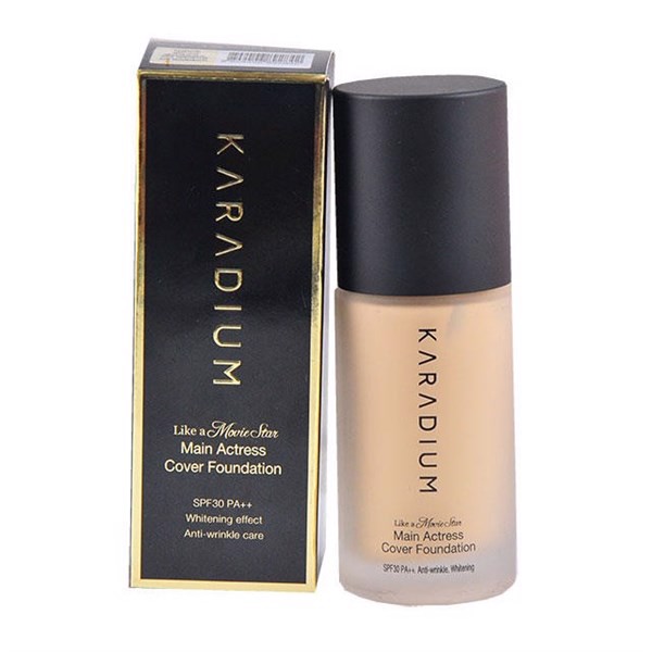 Kem Lót Make up Karadium Main Actress Cover Foundation SPF30 PA++ 30ml