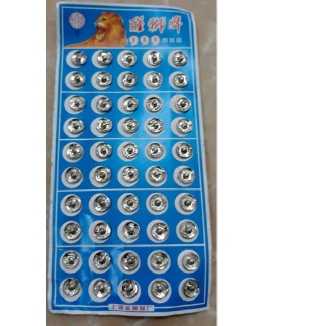 vỉ 36 cúc bấm khâu chỉ