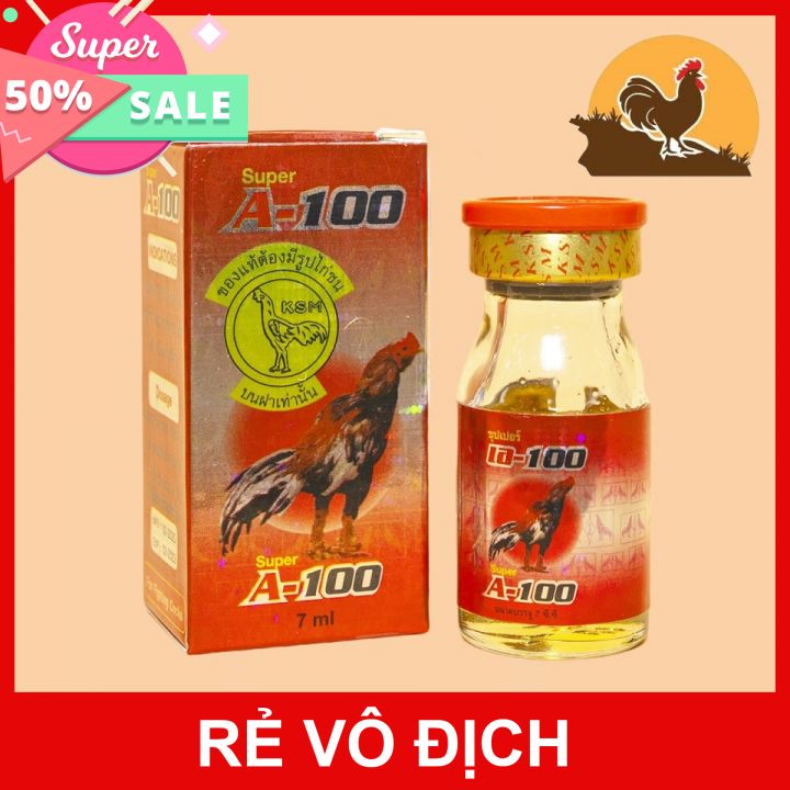 A100 tang, phù cho gà đá lọ 7ml