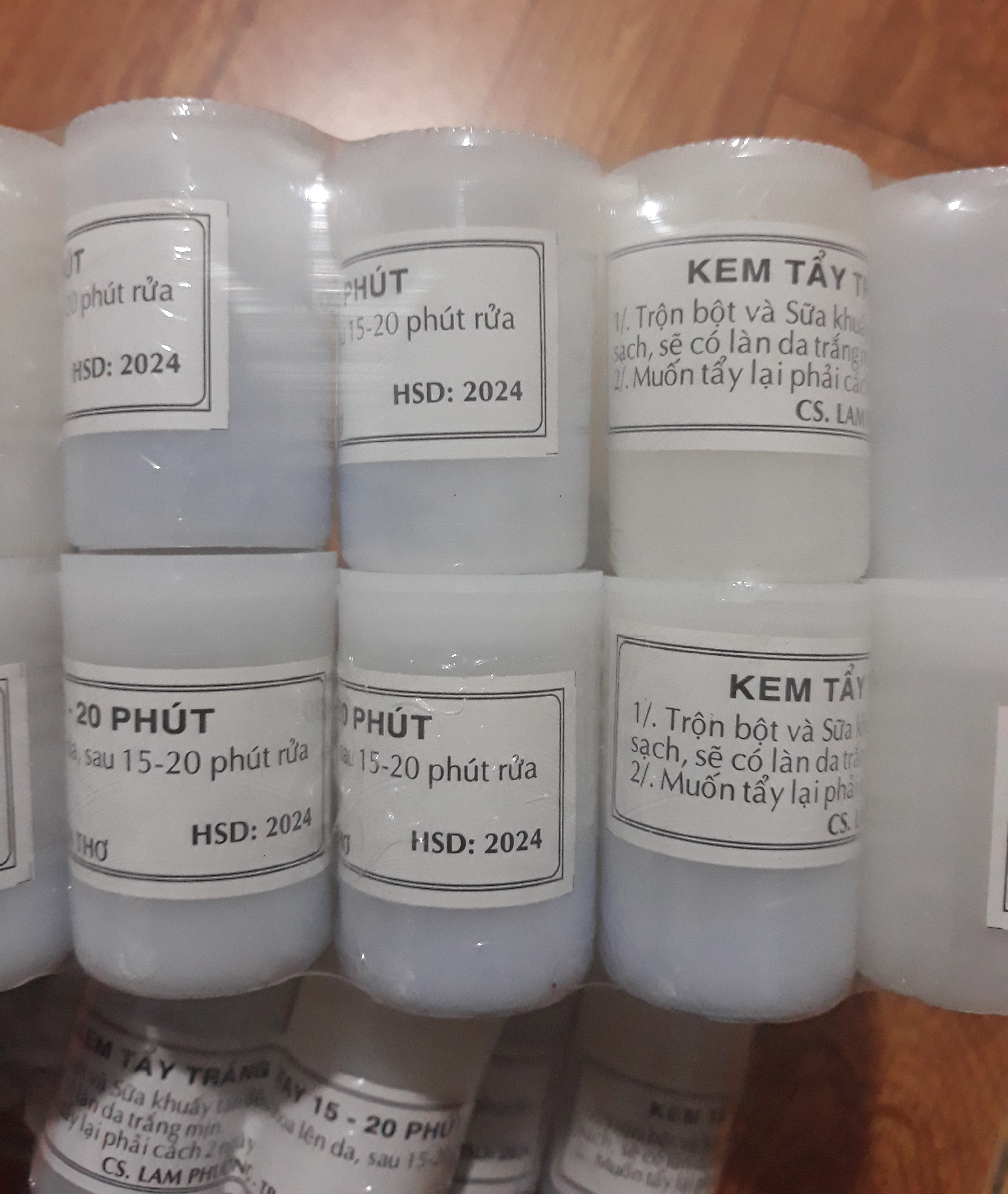 kem tẩy trắng tay cấp tốc 20 phút