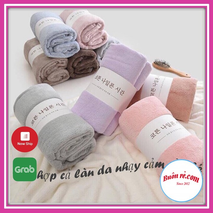 Khăn Mặt Lông Cừu Xuất Hàn Vân Kẻ Sọc 00869