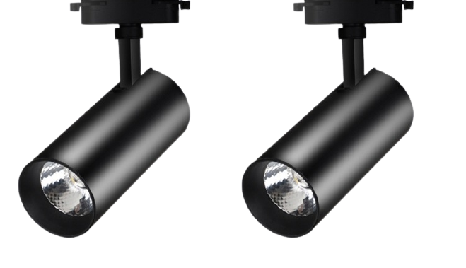Bộ 2 Đèn led rọi ray ống bơ 3w trang trí shop