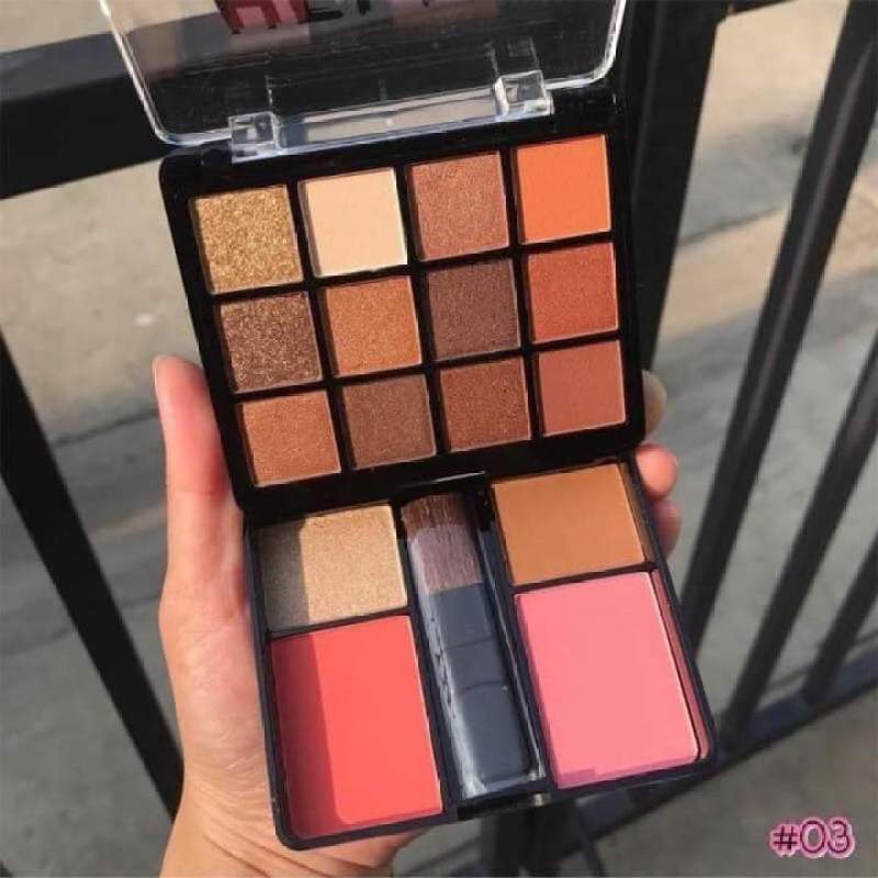 Bảng phấn mắt Sivana Hello 2 tầng giá rẻ