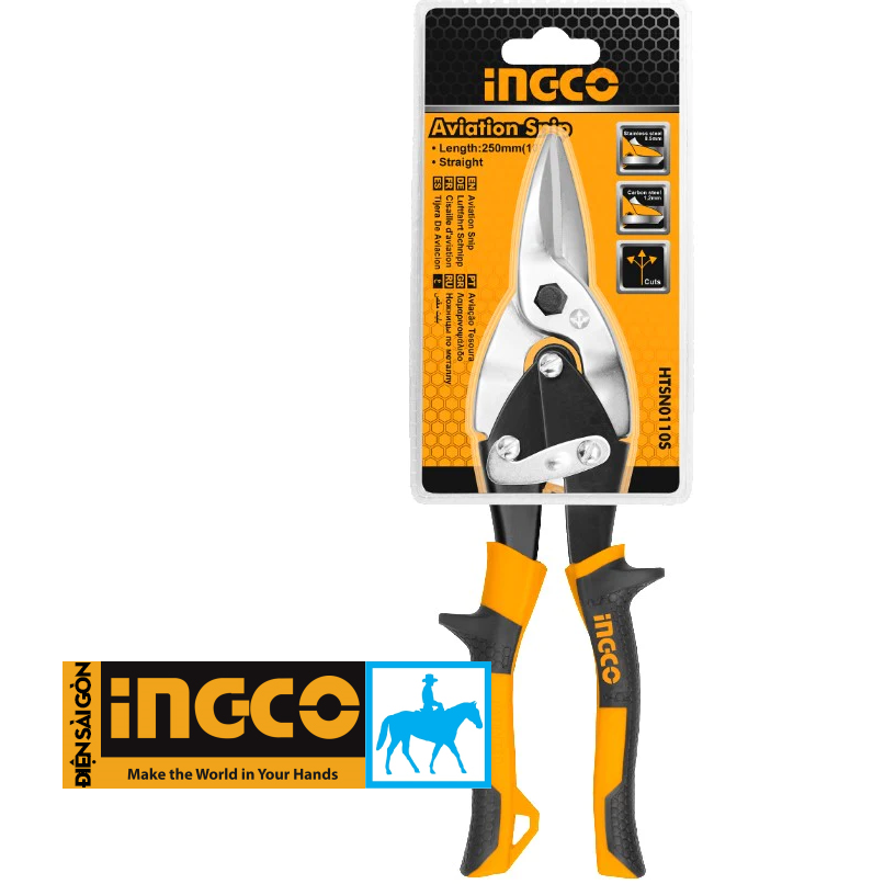 Kéo cắt tôn thẳng 10inch INGCO HTSN0110S